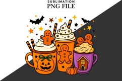 Halloween drinks png design for T-shirts Product Image 2