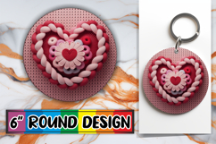 Whimsical Round Designs for Gifts, Cat Valentin's Day Product Image 1