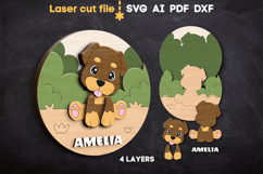 Baby Name Sign Bundle SVG laser cut files for Glowforge Product Image 5