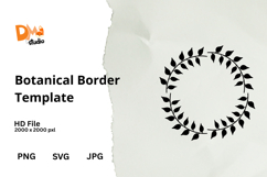 Botanical Border Template Product Image 1