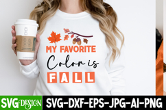 My Favorte Color is Fall SVG ,Fall SVG,Fall Sublimation PNG Product Image 2