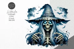 Halloween clipart, Witch clipart, Autumn clipart Product Image 1