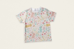 Bunny Floral Seamless Pattern Product Image 5