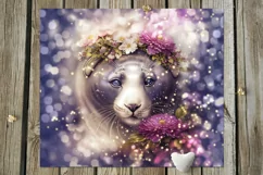 Fantasy Animals | 8 Skinny tumbler Sublimation designs, JPG Product Image 5