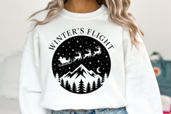 Winter&#039;s Flight Svg | Christmas svg | Shirt Svg Product Image 5