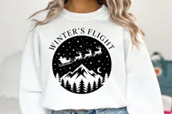 Winter's Flight Svg | Christmas svg | Shirt Svg Product Image 5