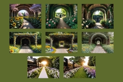17 Enchanted Garden Digital Backdrops Product Image 5