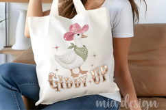 Rhinestone Giddy Up PNG Cowboy Goose Western Sublimation Product Image 4