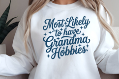 Most Likely To Have Grandma Hobbies PNG, 9 Colors Product Image 9