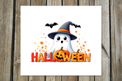 Cute ghost 2 | Funny Halloween Skinny tumbler sublimation Product Image 5