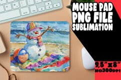 Beachy Frosty Festivities: Tropical Sublimation PNG Product Image 1