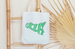 Sicilia Word Art SVG cut file Product Image 4