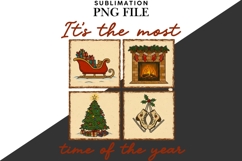 Christmas squares png design for T-shirts Product Image 2