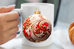 Christmas Bauble Sublimation Clipart, Christmas Bauble Product Image 5