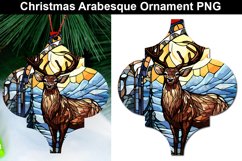 Stained Glass Deer PNG Tumbler Sublimation PNG Design Product Image 1