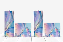 Liquid Tumbler Sublimation Designs, Purple Tumbler PNG Product Image 5
