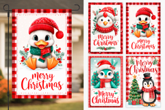 Christmas Garden Flag Bundle. Christmas Animals Garden Flag Product Image 7