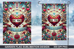 Flowers Garden Flag Sublimation| Flower Garden Flag PNG Product Image 1