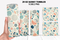 Flower Skinny Tumbler 20oz Wrap Design, Animal Tumbler Wrap Product Image 1