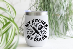 My Kitchen My Rules Svg, Kitchen Sign Svg, Mom Kitchen Svg. Product Image 6