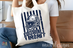 Football Mom PNG, Distressed Helmet Game Day Sublimation Product Image 4