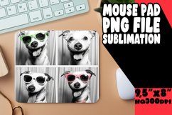 Playful Dog Photo Sublimation Mouse Pad Design for Creatives Product Image 1