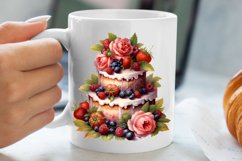 Christmas Cake Clipart, Christmas Cake Clipart Product Image 5