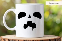 Drooling Jack O Lantern Face SVG Product Image 5