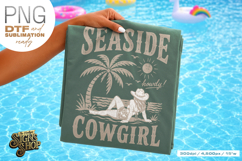 Seaside Cowgirl png, Coastal Western Beach Design Product Image 4