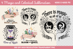 Magic and Celestial Sublimation Quotes Bundle PNG Product Image 4