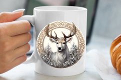 Cute Silver Christmas Watercolor Clipart, Christmas SVG Product Image 5