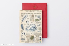 Summer Lake Swan Junk Journal Pages Product Image 5