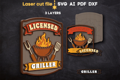 Father&#039;s Day Grill Bundle SVG laser cut files for Glowforge Product Image 5