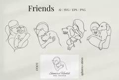 Family One Line Illustrations Ai, Svg, Eps, Png Product Image 5