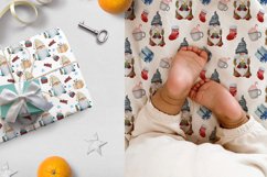 Watercolor Christmas BUNDLE! Winter clipart, gnomes clipart Product Image 7