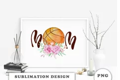 Basketball Mom Sublimation Design png Product Image 5