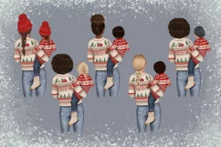 Christmas mom baby clipart, xMas clip art, Christmas PNG Product Image 8