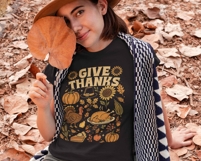 Thanksgiving PNG Clipart: Give Thanks | Cozy Season png Product Image 3