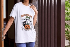 Retro Skeleton Halloween PNG Bundle Product Image 5