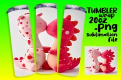 Love Dino Wrap for Tumblers Product Image 1