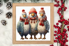 Christmas Family Animals Sublimation Clipart, Christmas PNG Product Image 4