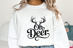 Oh Deer Svg | Christmas svg | Shirt Svg Product Image 5