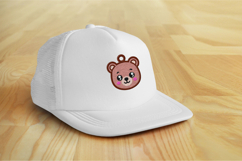 Cute Bear Keychain Embroidery Design Product Image 6