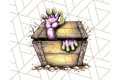 Bold Zombie Clipart PNG, Creepy Halloween Clip Art Product Image 5