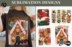 4 Vintage Christmas PNG Sublimation Product Image 1