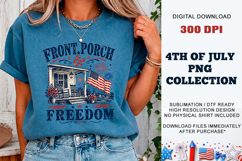 Front Porch &amp; Freedom PNG | Sublimation DTF Product Image 4