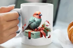 Christmas Birds Clipart , Christmas Birds Clipart Product Image 1