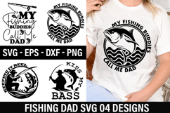 Fishing Dad Shirt SVG Design - My Fishing buddies call me Da Product Image 1