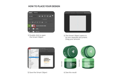 Plastic Cream Jars - PSD Mockup Product Image 5