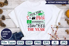 It's The Most Wonderful Time Of The Year SVG Cut File Product Image 6